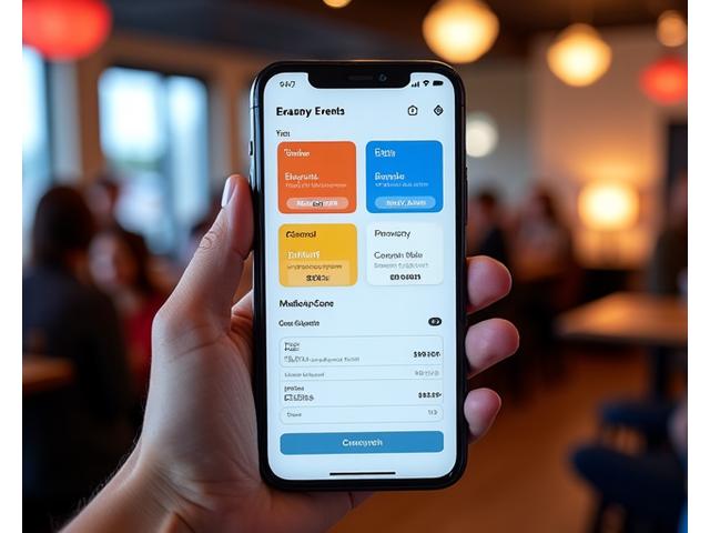 Screenshot of a sleek mobile-optimized ticketing platform showcasing different ticket types and a seamless checkout process.