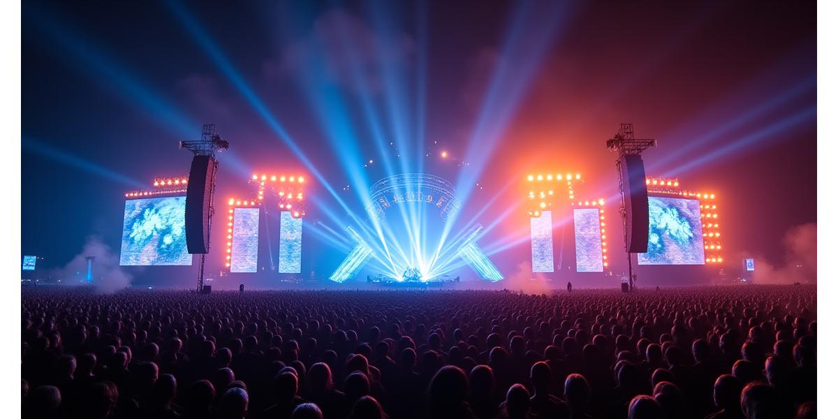 Large Music Festival Stage